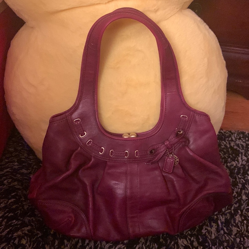 Vintages coach leather